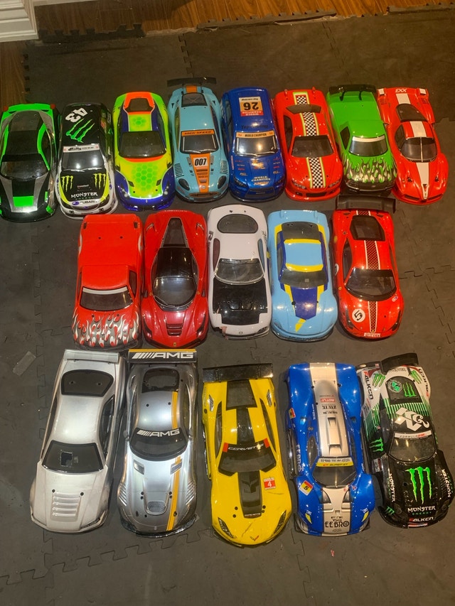 1:10 Scale RC Bodies for On-Road and Off-Road