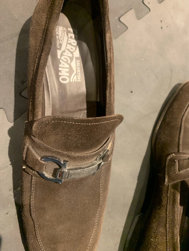 Salvatore Ferragamo Brown Suede Loafers - photo 2