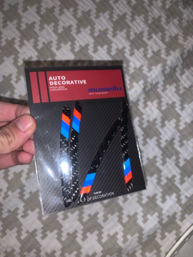 Bmw M Carbon Fibre Rim Stickers