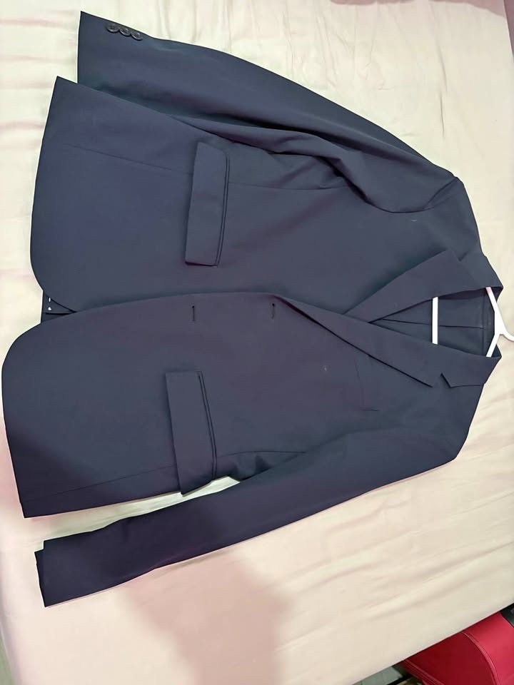Navy suit jacket