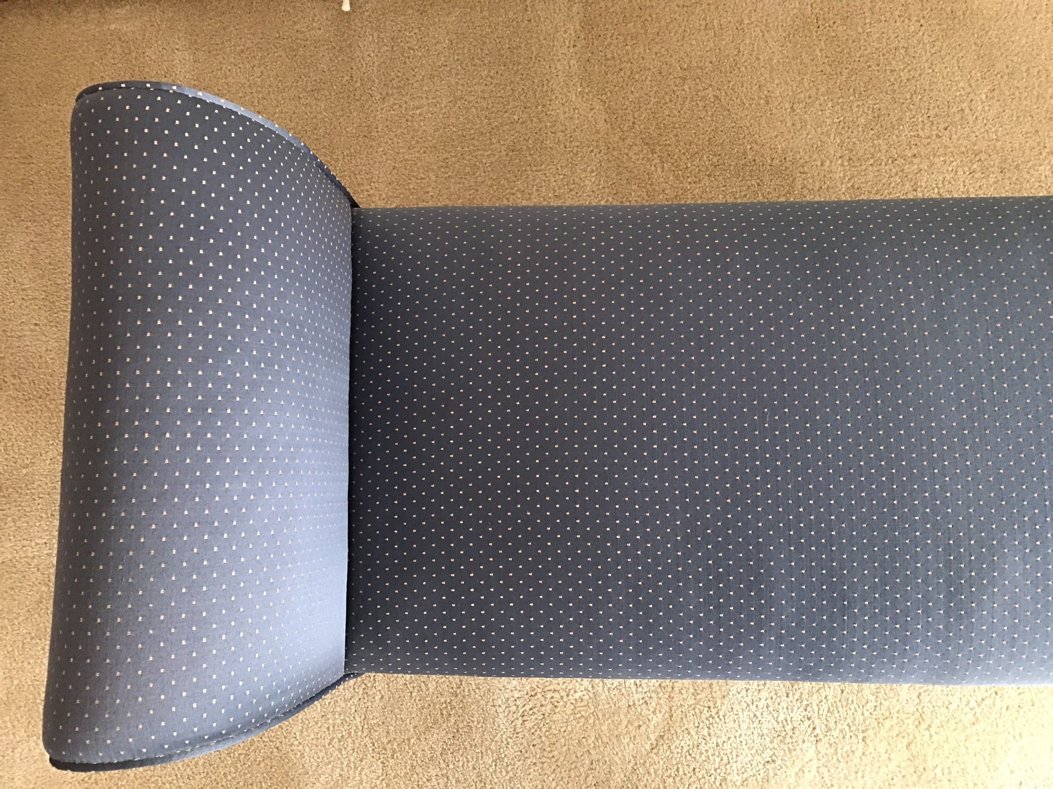 Ethan Allen Blue Upholstered Bench - photo 4