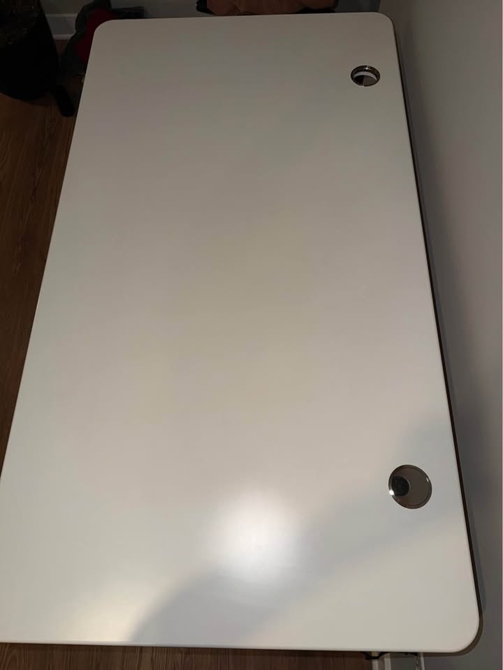 Autonomous Electric Standing Desk - White/Black - photo 3