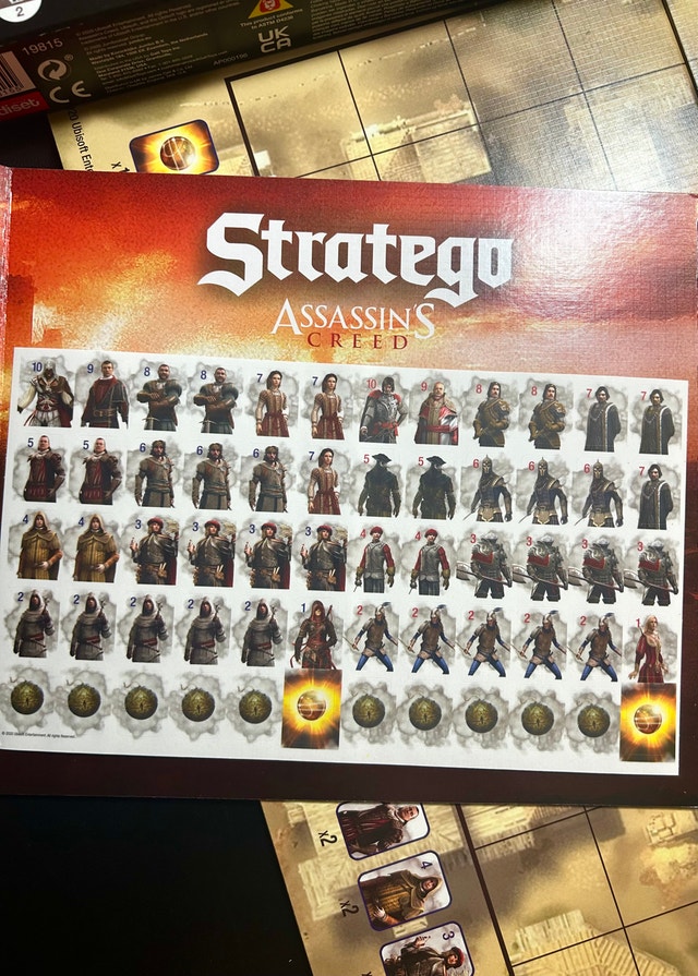 Assassin's Creed Stratego Board Game - New - photo 3