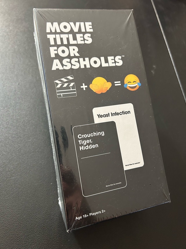 Movie Titles for A$$holes Party Game Board Game New Sealed - photo 2