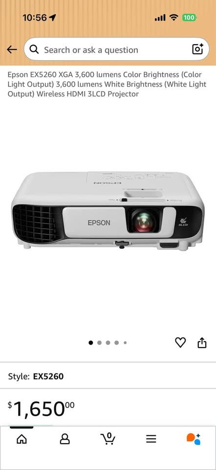 Epson EX5260 Wireless HDMI Projector - photo 4