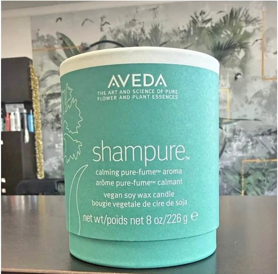 Aveda SHAMPURE VEGAN SOY WAX CANDLE | NEW in box | 8 oz