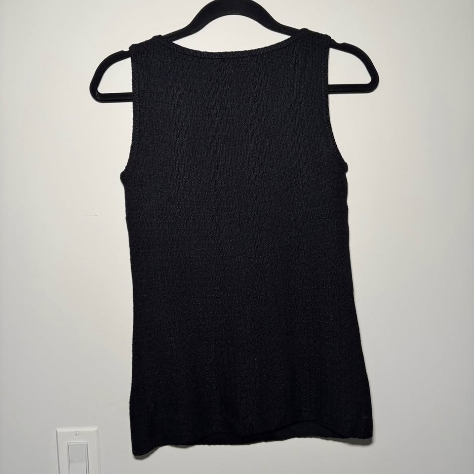 St.John Textured Knit Top | Size XS - photo 4