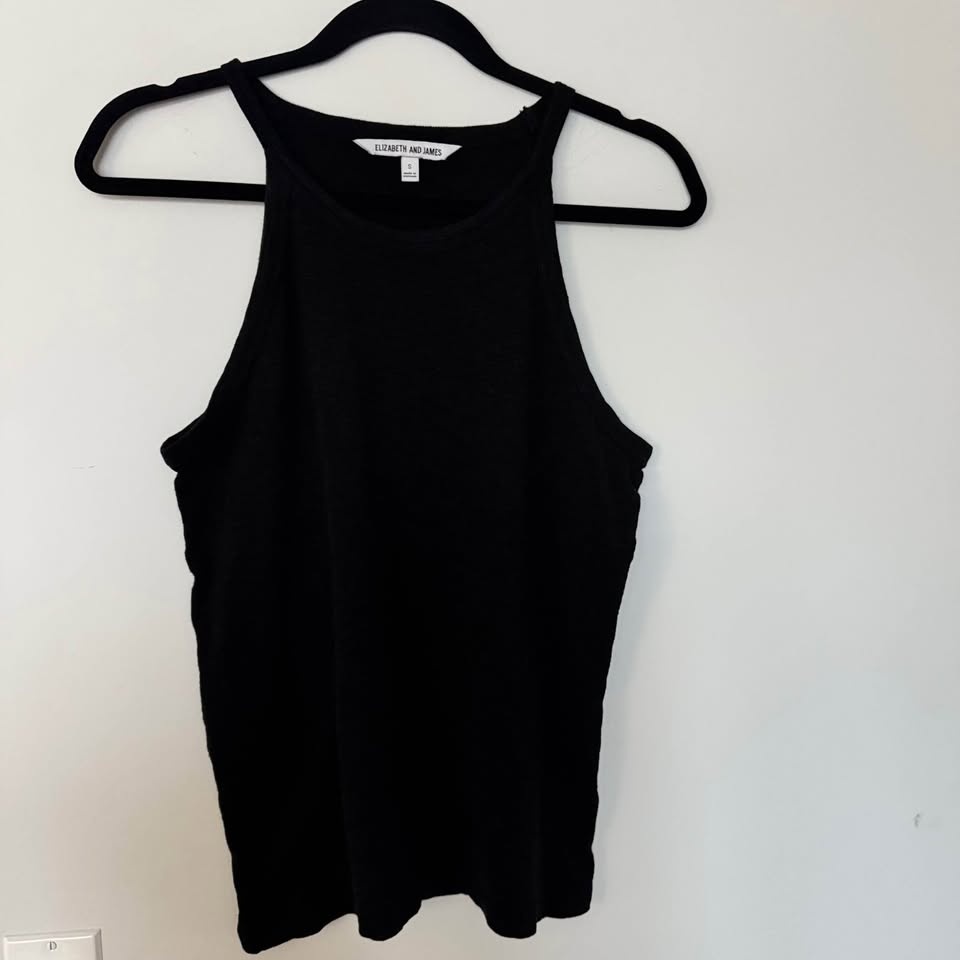 Elizabeth & James Black Tanktop ~ Size Small - photo 2