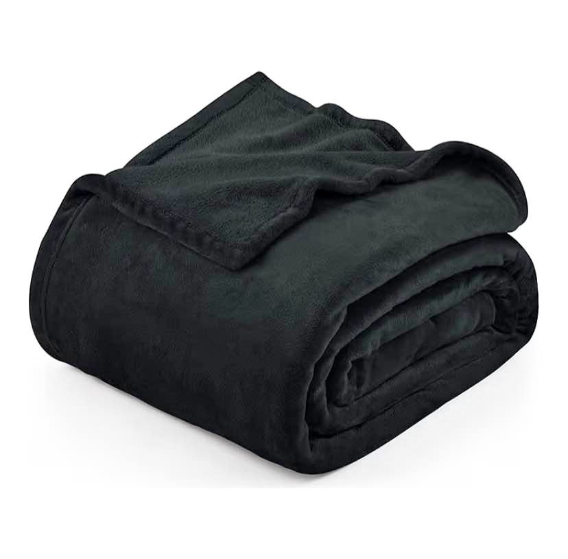 BRAND NEW Utopia Bedding Black Fleece Blanket Twin/Double
