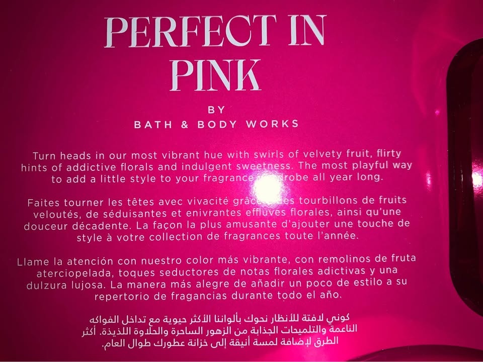BRAND NEW!! Bath & Body Works Perfect in Pink Perfume! - photo 2