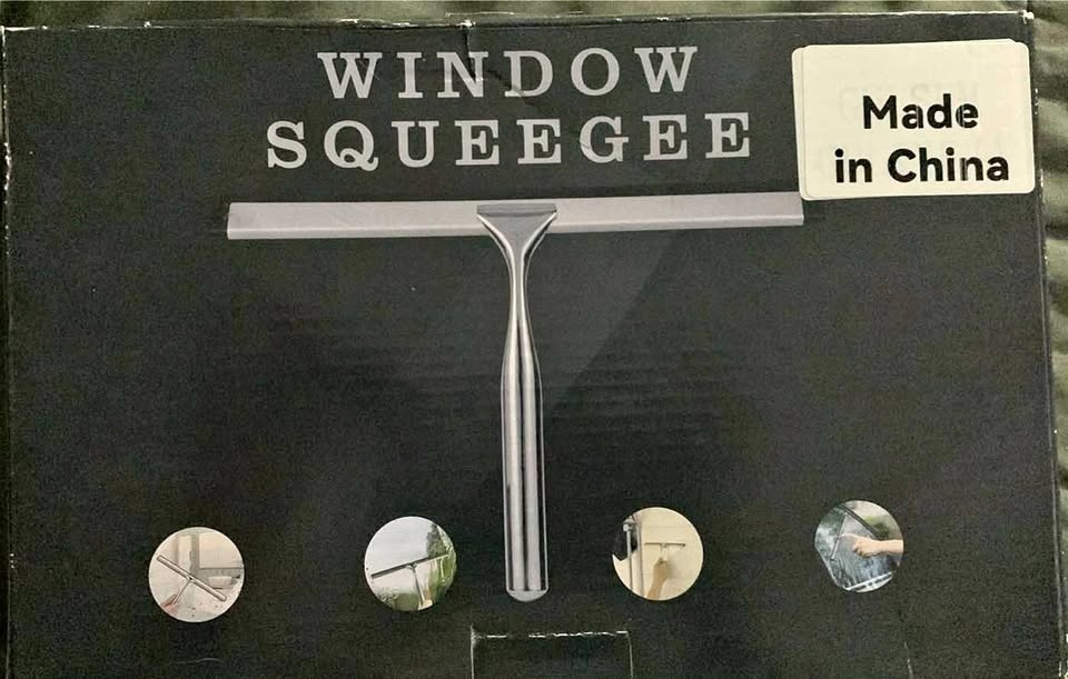 Hand Held Window Squeegee