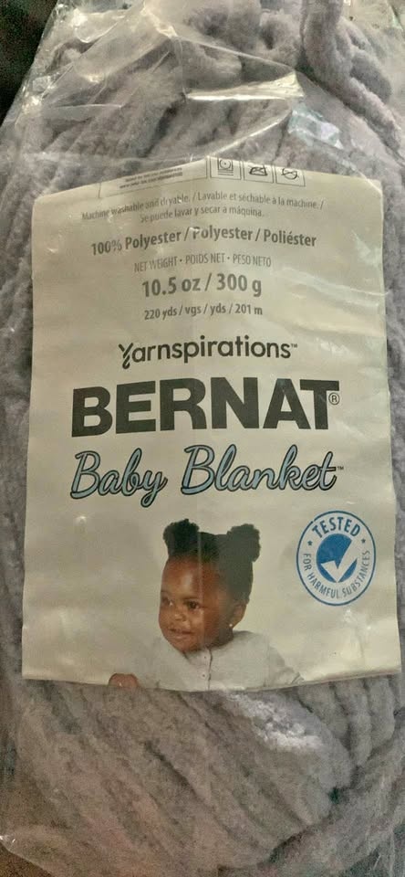 Bernat Blanket Yarn - 2 Pack Sea Gull Gray - Super Bulky