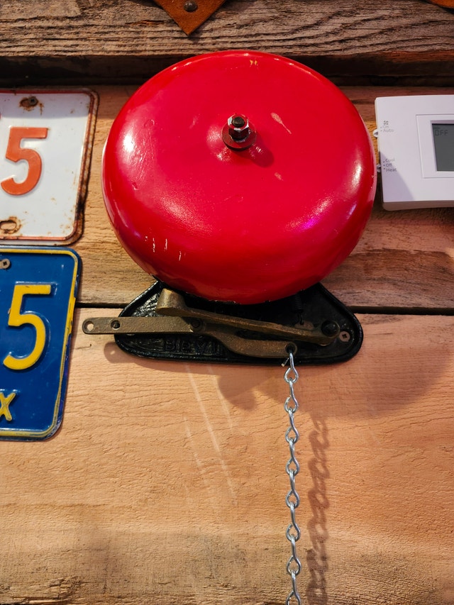 Vintage Red Bell