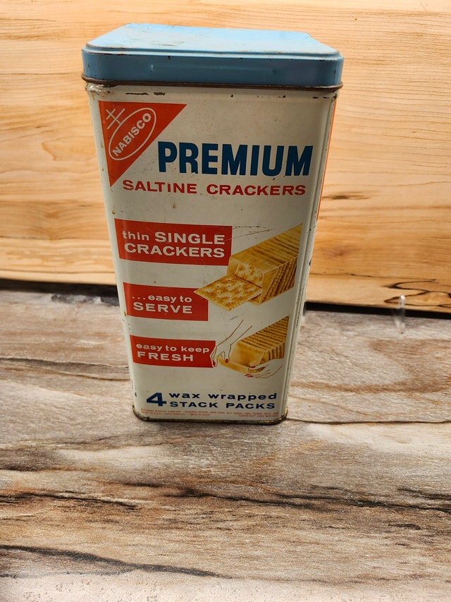 Vintage Cracker Tin