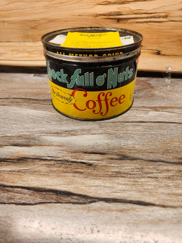 Vintage Chock Full O Nuts coffee tin