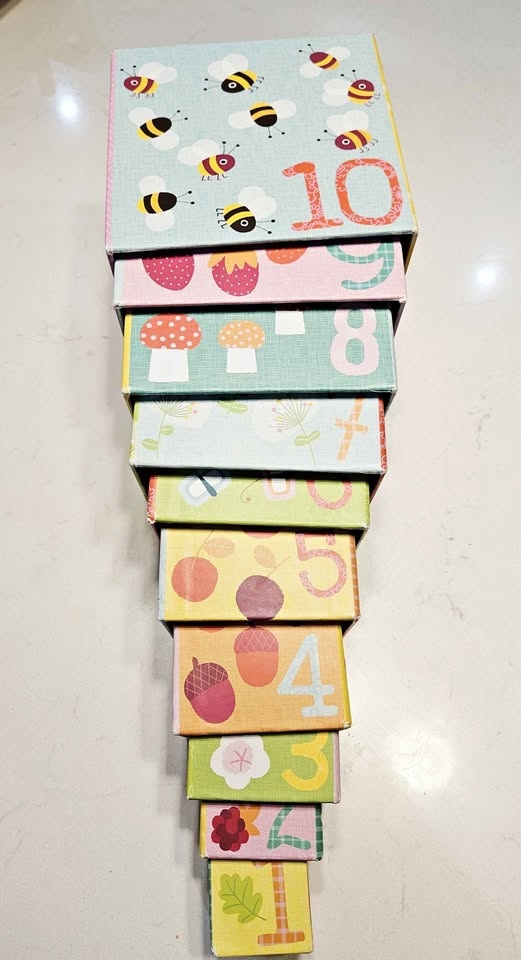 Award-Winning Djeco Forest Stacking Cubes (10 Pcs)