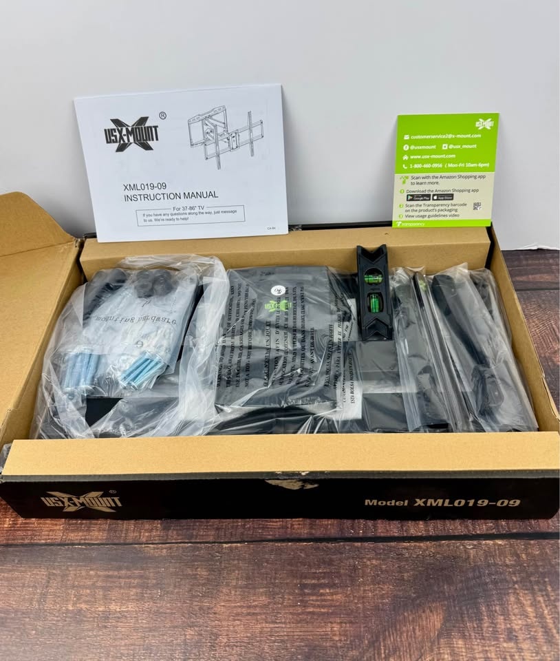 USX MOUNT Full Motion TV Wall Mount 37-86" Dual Arm - photo 4