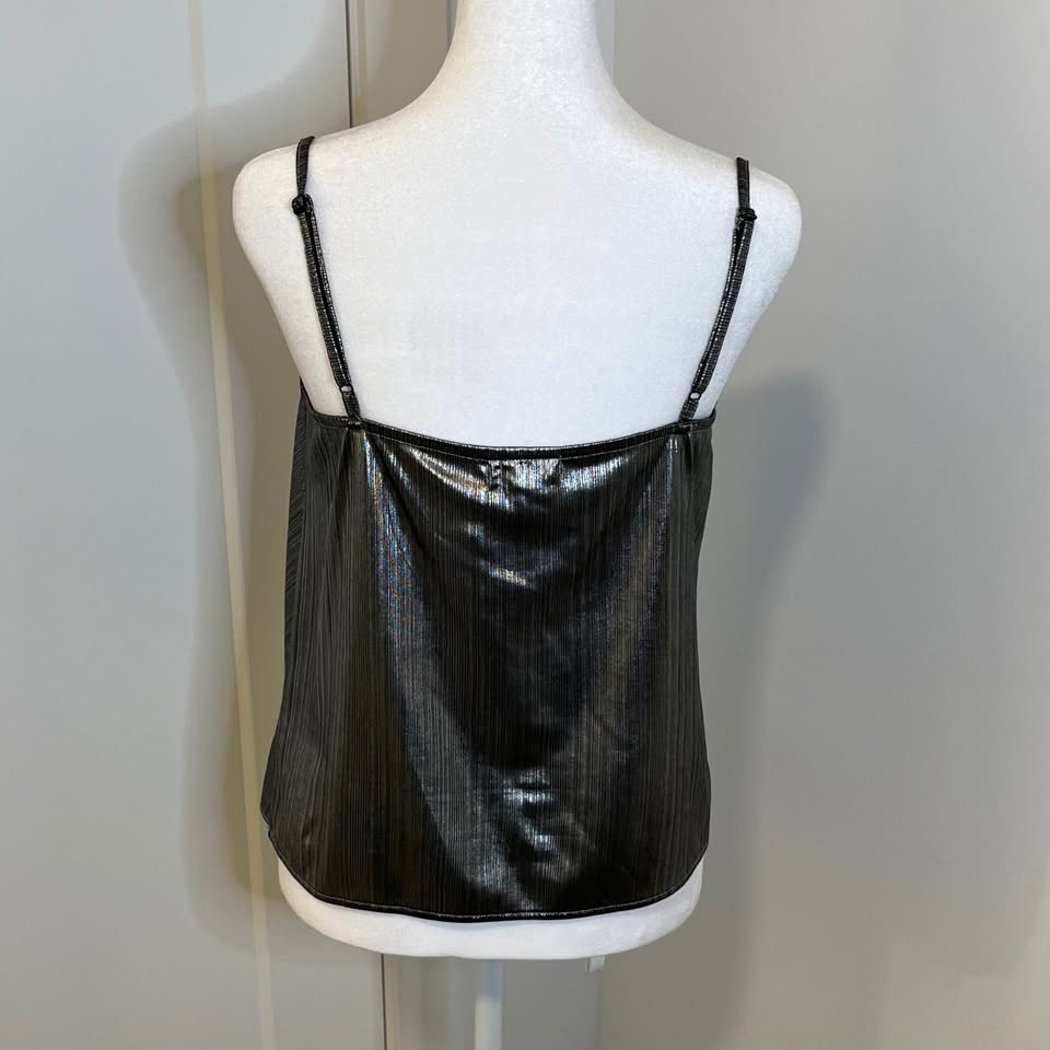 Gentle Fawn Metallic Silver Tank Top - NWT - Size XS - photo 3