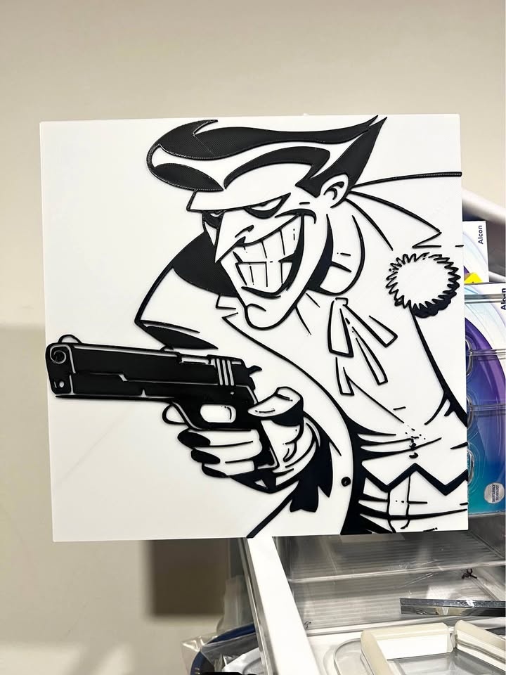 The Joker Animated Series 3D Wall Sign