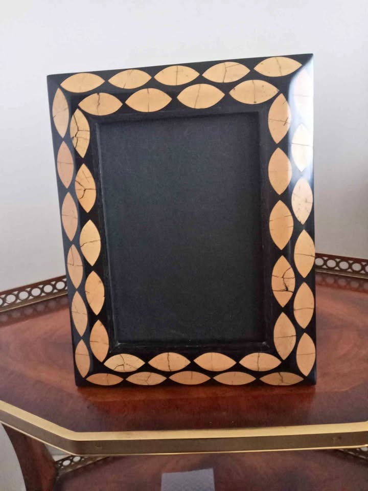 Vintage Inlaid Abalone Shell Frame - R&Y Augousti Paris