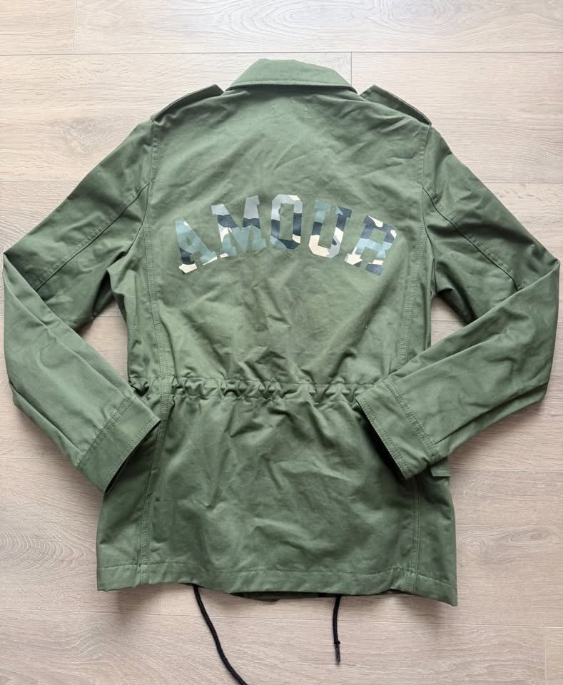 BNWT Zadig & Voltaire Kayak Amour Military Green Jacket - XS - photo 2