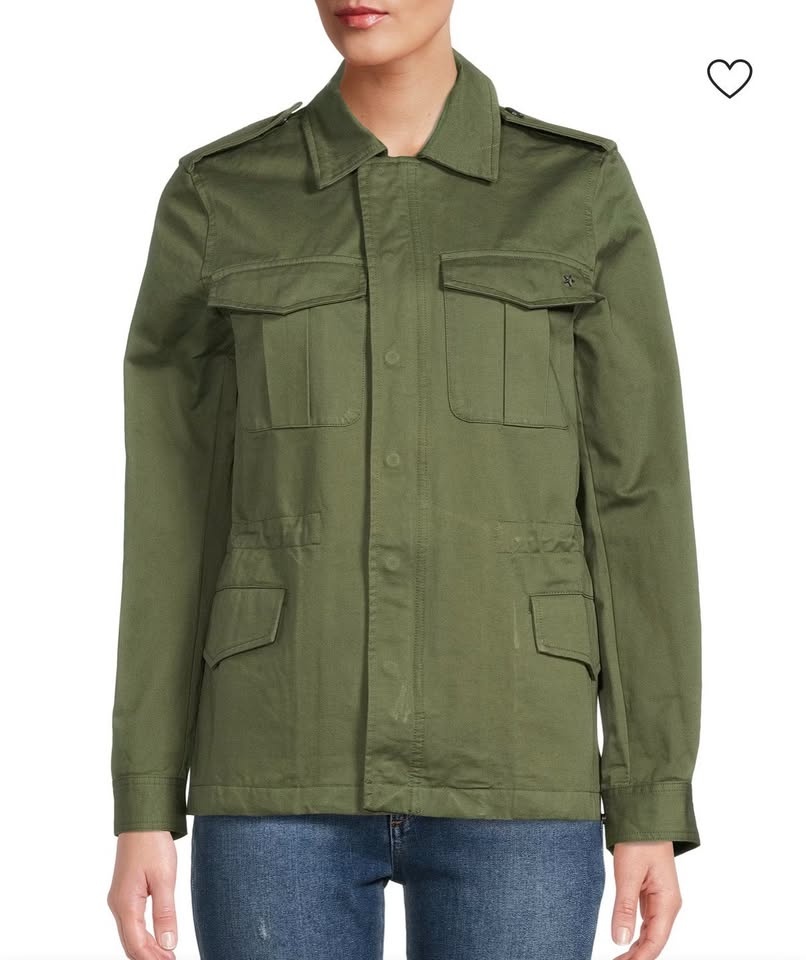 BNWT Zadig & Voltaire Kayak Amour Military Green Jacket - XS - photo 4