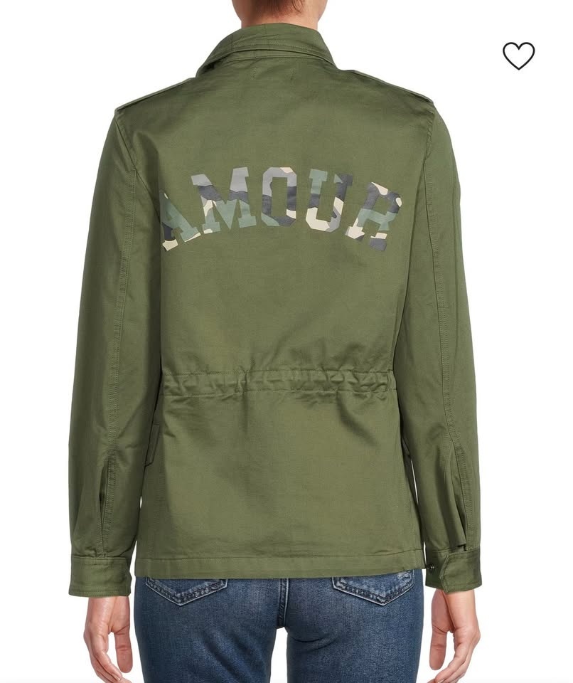 BNWT Zadig & Voltaire Kayak Amour Military Green Jacket - XS - photo 5