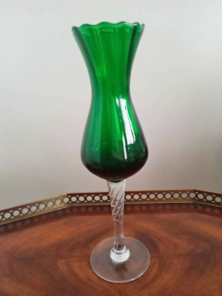 Vintage Empoli Glass Vase