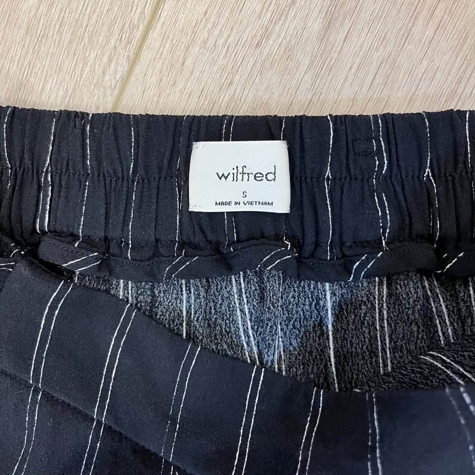 WILFRED Wide-Leg Striped Pants from Aritzia - Size S - photo 2