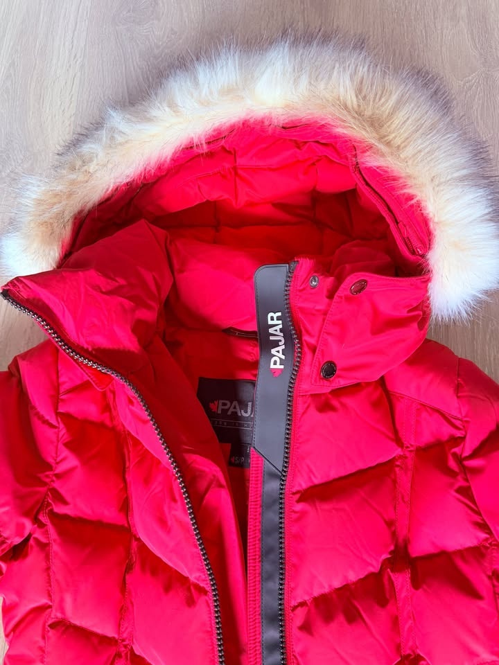 BNWT Women's Pajar Red Winter Parka Down Jacket - Size S - photo 2