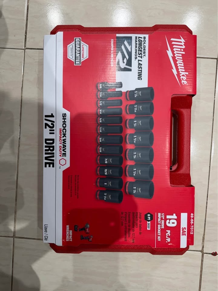 Milwaukee 1/2 Impact Set SAE - photo 3