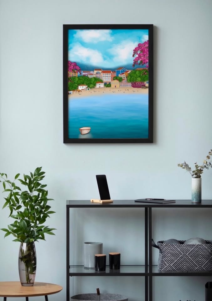 Santorini Dreams Art Print - photo 2