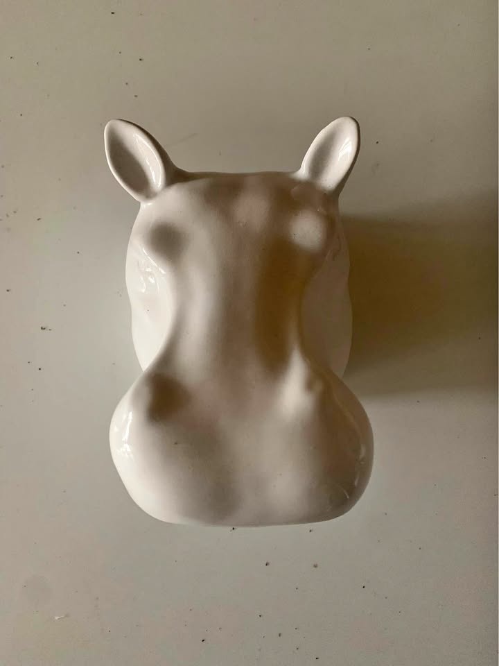 Hippopotamus vase