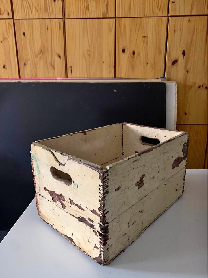 Vintage wood crate