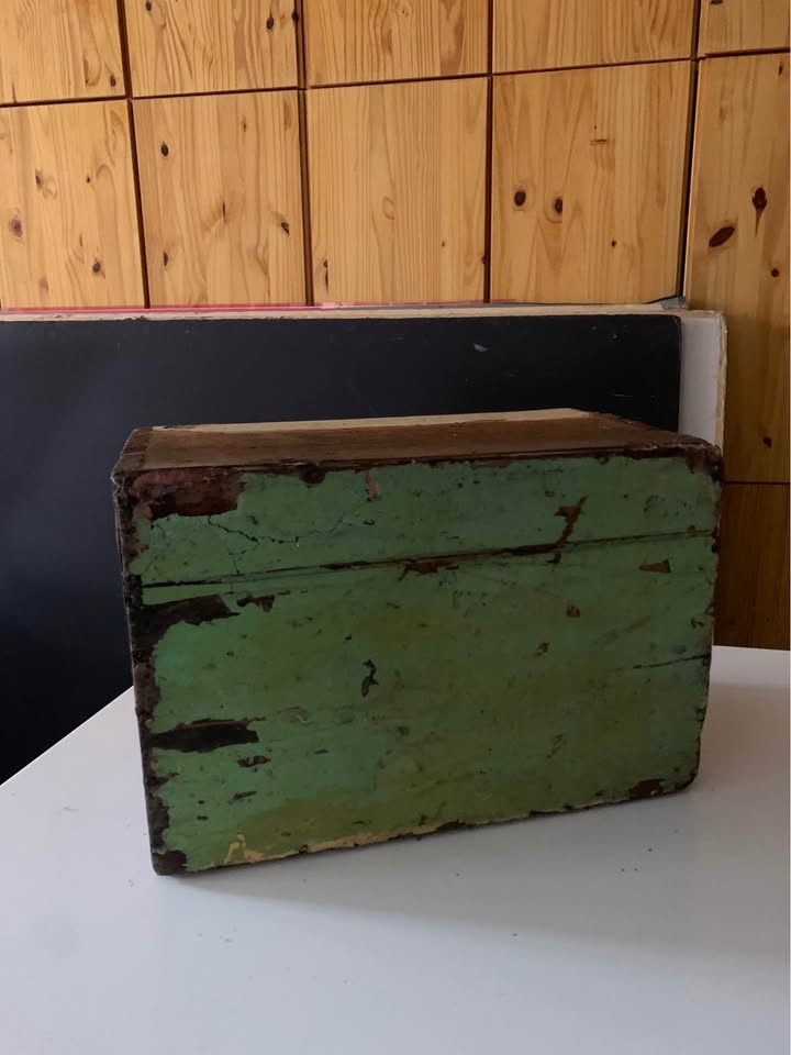 Vintage wood crate - photo 5