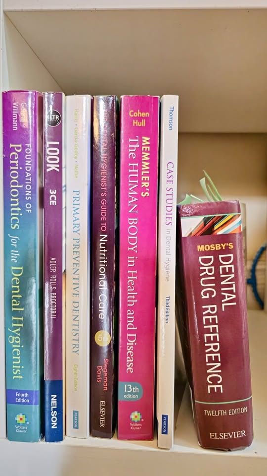 Dental Hygiene Textbook Set + Drug Reference Book