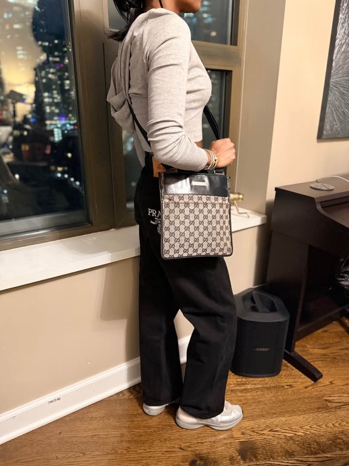 ✨Gucci GG Canvas and leather Crossbody Bag + dust bag Auth💕 - photo 2
