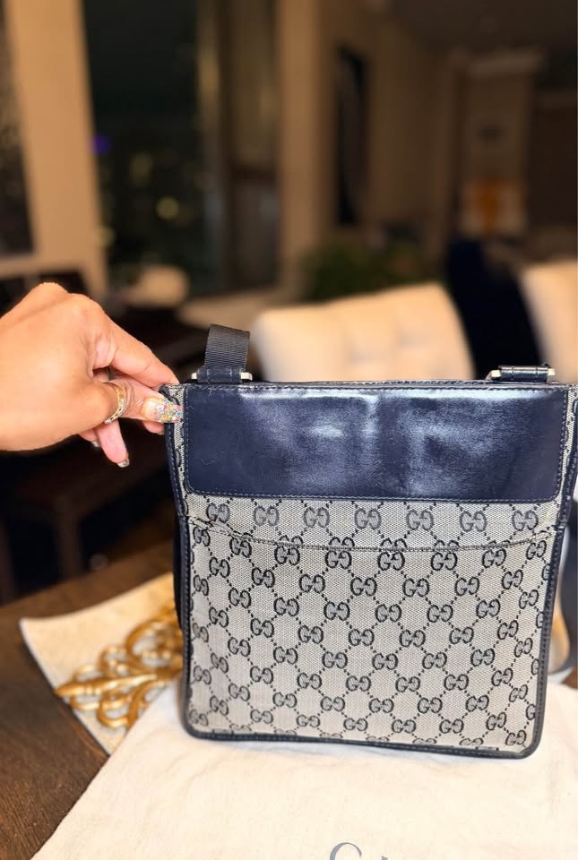 ✨Gucci GG Canvas and leather Crossbody Bag + dust bag Auth💕 - photo 4