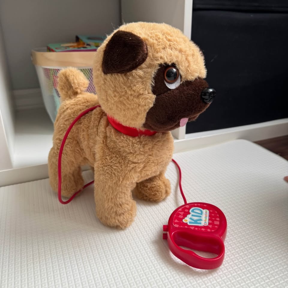 KID Connection Interactive Walking & Barking Plush Puppy w/ Leas - photo 3