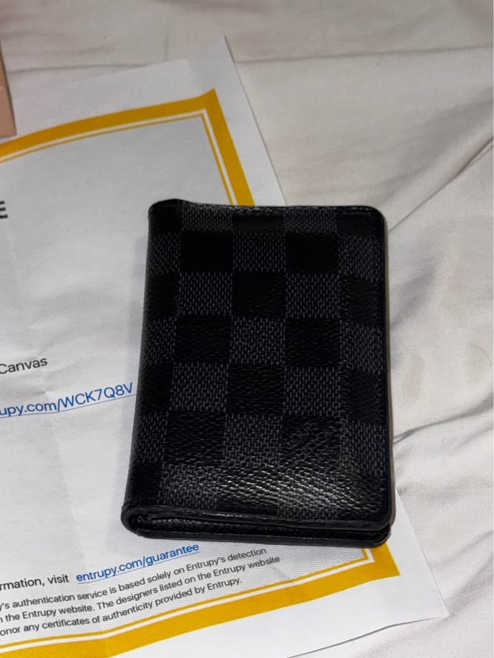 Authentic LV pocket organizer black - photo 2