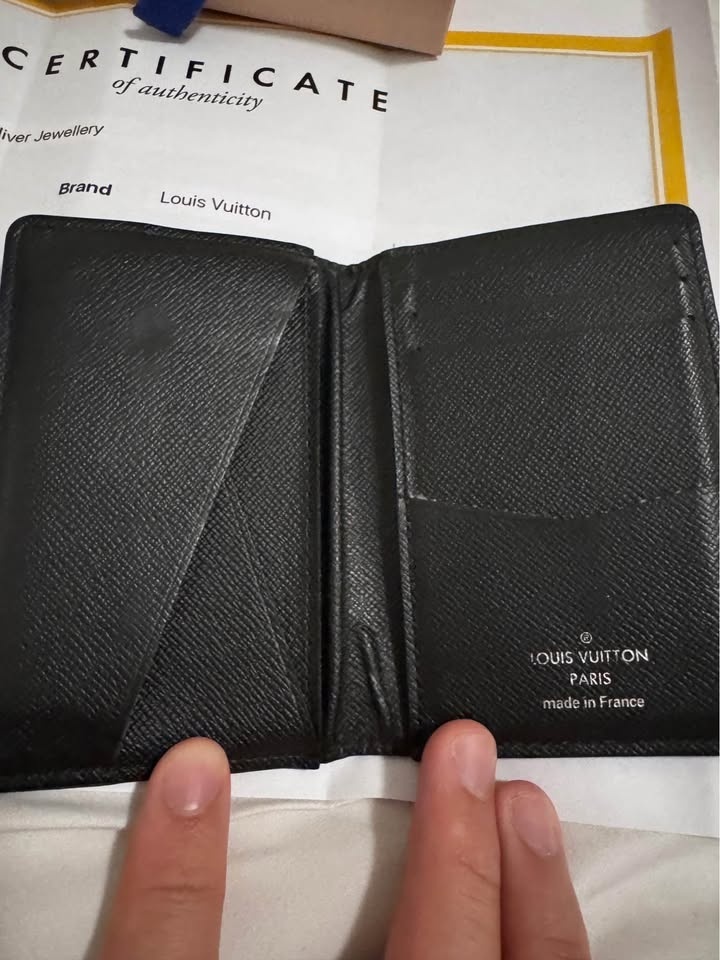Authentic LV pocket organizer black - photo 3