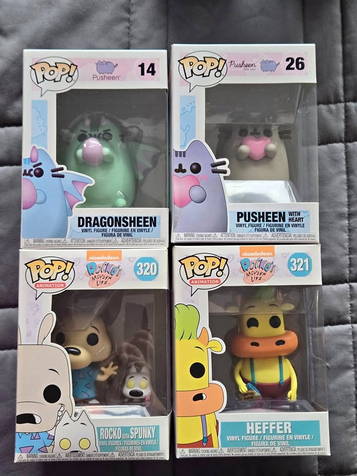 Funko Pops - Pusheen & Rocko's Modern Life