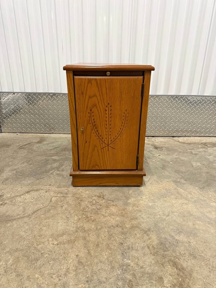 Vintage Cabinet End Table