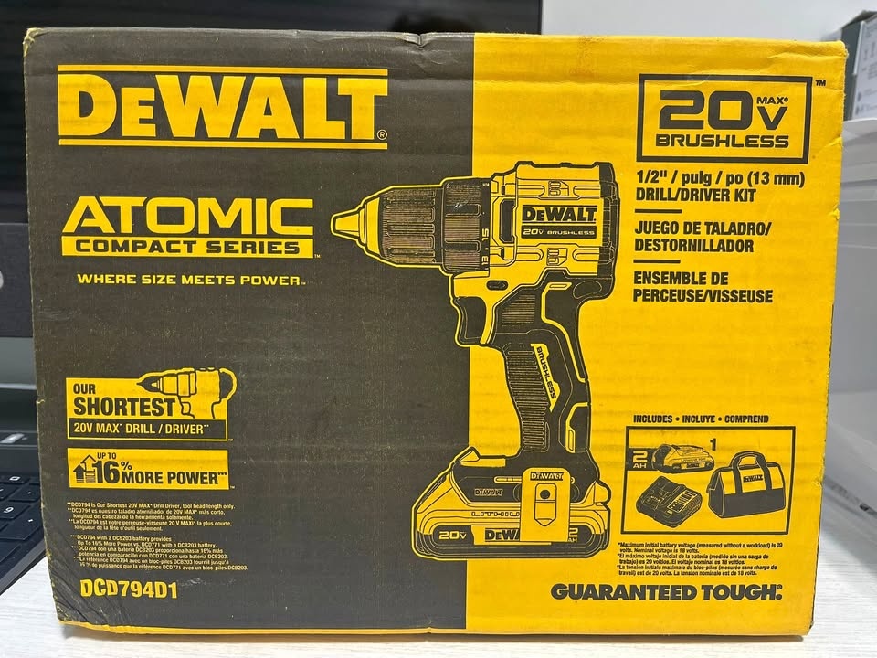 Compact Brushless Drill/Driver Kit w/ Battery & Charger