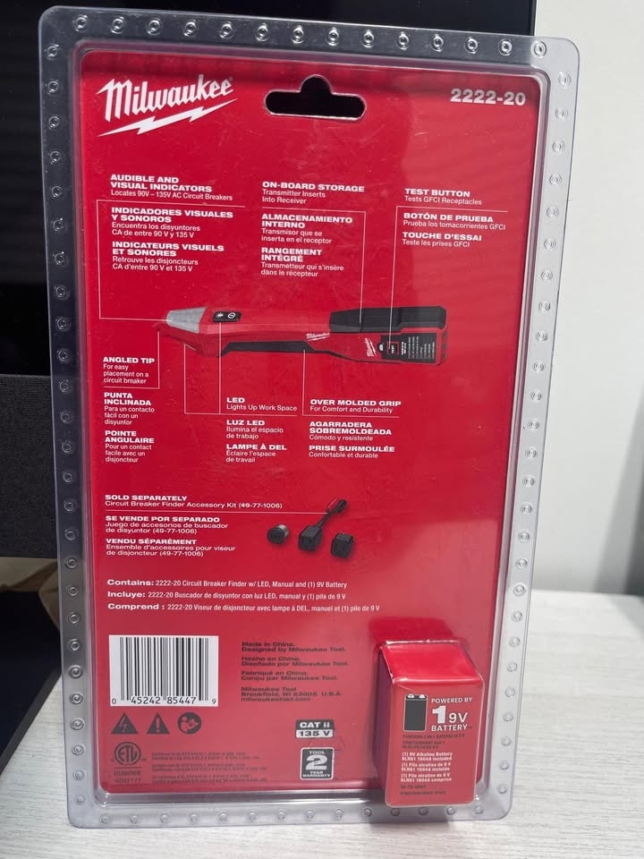 Milwaukee Tool Circuit Breaker Finder w/ LED - photo 2