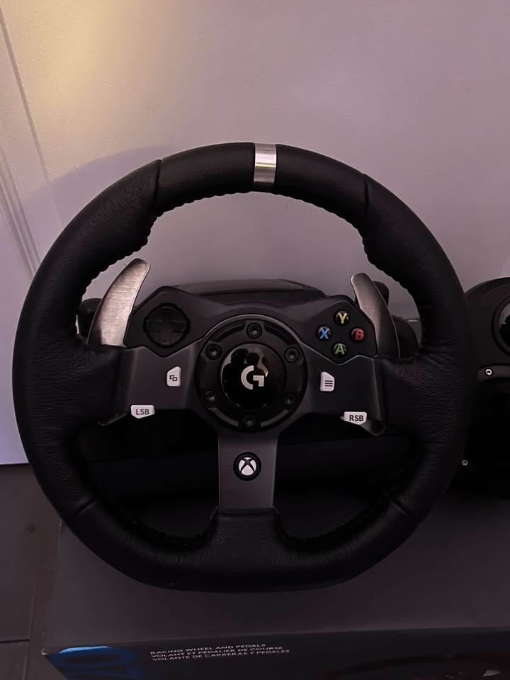 Logitech G920 Steering Wheel + Shifter + Pedals – Brand New - photo 2