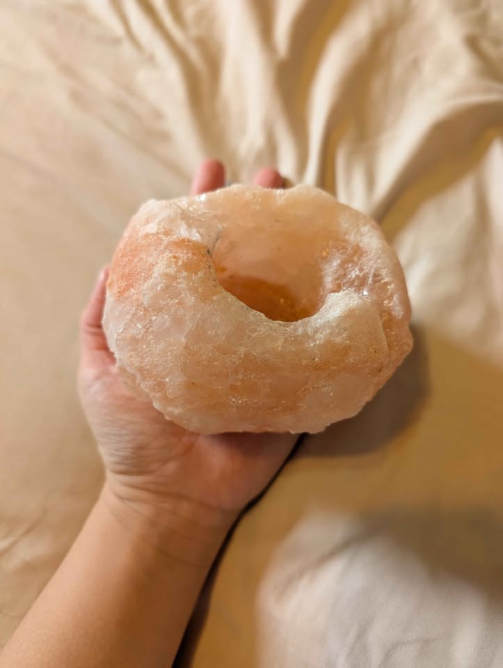 Himalayan Pink Salt Tea Light Holder - photo 2