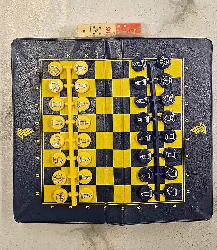 Travel Chess & Checkers Game Set – Compact & Complete