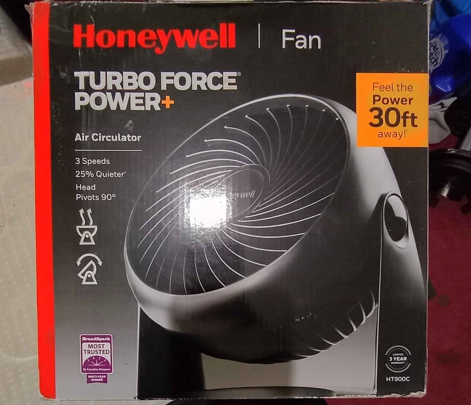 Honeywell TurboForce Power+ Fan - Great Condition - photo 2