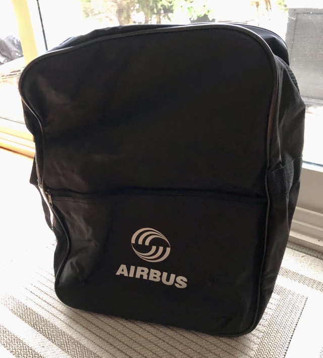AIRBUS aerospace shoulder carry on travel bag